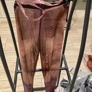 Angelic mesh and corset top